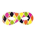 Harlequin Eye Mask ~ Ass Colours