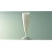 20 flutes � champagne mariage jetables plastique couleur blanc nacr�