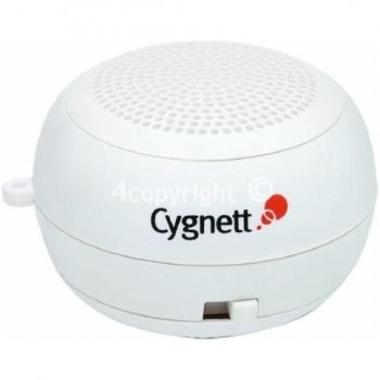 Cygnett GrooveBassball Mini Bassball Speaker for iPod and MP3 Players (White)