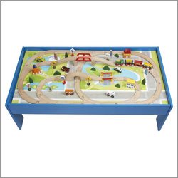 Train Set with Table 80pc by 
