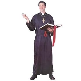 Costume da prete per adulto