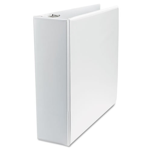 Wilson Jones Economy Vinyl Round Ring View Binder, 8.5 x 11 Inches, 3 Inch Capacity, White (362-49W)