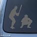 BASEBALL - Base Ball Sport - Car, Truck, Notebook, Vinyl Decal Sticker #1206 | Vinyl Color: Silver