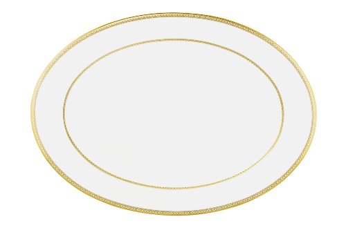 Mikasa Riverside Park Gold Oval Platter