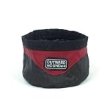 Kyjen Outward Hound Designer II Port-A-Bowl - Red Clay and Java - 48-Ounce