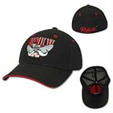 Nevada Las Vegas Runnin Rebels NCAA Dobby Flex Baseball Cap (Black) (Large/X-Large)
