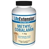 Life Extension Methylcobalamin, 1 Mg Lozenges, 60-Count