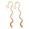Copper Plated Metal Bookmark - Fun Craft Beading Project 3.35 Inches (X2)