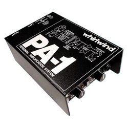  Whirlwind PA-1 Battery Operated Personal Headphone Monitor with Mono Switch 