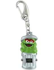 Sesame Street SW2501OS Oscar The Grouch Clip Watch Pocket Watch Chains