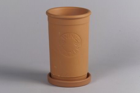 EKH Weinkühler 'Terracotta' mit Untersetzer Kühler H: ca. 22 cm