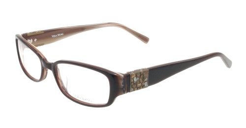 Best Vera Wang Eyeglasses V061 V-061 BR Brown Full Rim Optical Frame