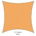 12' Square Sand Color Premium Quality Heavy Duty Sun Shade Sail Made in USA