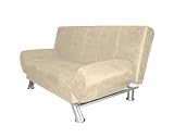 ORE International Microfiber Futon Sofa Bed, Camel