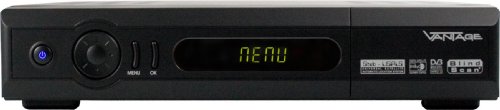Vantage X 221 TS Ci USB Digitaler Combo-Satelliten-Receiver (2x CI Slots, 2x Conax-Kartenleser, DVB-T Tuner, USB) schwarz