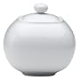 Denby White Squares Covered Sugar Bowl 400g