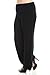 Stylzoo Women's Plus Size Stretchy Palazzo Pants with Pockets and Elastic Waist