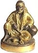 Sai Baba Statue Brass D&eacute;cor Gifts 7.5 x 5.5 inches (mstsai001)