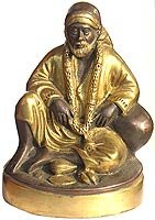 Sai Baba Statue Brass D&eacute;cor Gifts 7.5 x 5.5 inches (mstsai001)