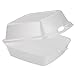 Dart 60HT1 6 in Lg Sandwich Foam Hinged Container (Case of 500), White,5.9