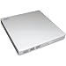 HQRP External USB 2.0 Slim CD / DVD-RW Drive (DVD Writer / Burner) (White) for Toshiba Mini NB100 / NB105 / NB200 / NB205 / NB305 Netbook + HQRP Coaster image 2
