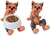 yorkshire terrier - DF-224 YORKSHIRE CARTOON STYLE FEEDING BOWL