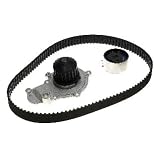 Gates TCKWP245B Engine Timing Belt Kit with Water Pump by Gates