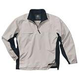 Mens - Athletic Fairway Wind Shirt, White Sand/Black
