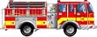 FLOOR PUZZLE GIANT FIRE TRUCK