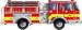 FLOOR PUZZLE GIANT FIRE TRUCK