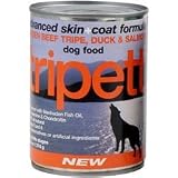 Pet Supplies : Tripett Advanced Skin+Coat Formula for Dogs (12/13.2-oz cans - green tripe, duck & salmon)