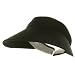 Large Peak Twill Clip On-Black W36S41E