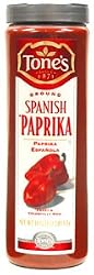 Tone's Ground Spanish Paprika (18 oz) - Large Restaurant / Food Service Shaker Top Size Container