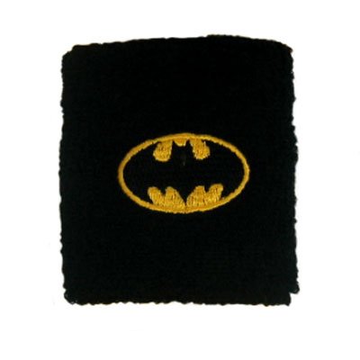  Batman Logo Terry Wristband