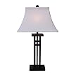 Mission Table Lamp with Fabric Shade