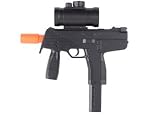 Spring Uzi Airsoft Gun with Laser & Scope