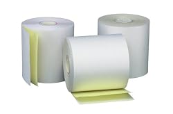 PM Company Perfection 2 Ply POS/Cash Register Rolls, 3 Inches x 90 Feet, White/Canary, 50 per Carton (07706)