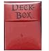 5 Ultra Pro Metalized Deck Boxes In Hot Red
