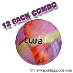 Hawk Field Hockey 12 Club Balls Rainbow