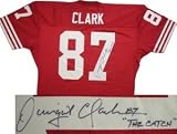 Dwight Clark Autographed/Hand Signed San Francisco 49ers Mitchell & Ness Jersey with 'The Catch' ins