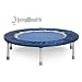 Needak Mini-trampoline Exercise Rebounder (Non-fold, Blue)