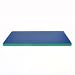 Weichbodenmatte, Maße: 200 x 100 x 8 cm. Farbe: Blau / Grün