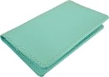 Baekgaard Leather Brights Caribbean Blue Card holder for business cards or credit cards