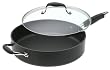 Anolon Advanced 12-Inch, 5-Quart Covered Saute Pan with Helper Handle
