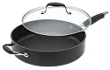 Anolon Advanced 12-Inch, 5-Quart Covered Saute Pan with Helper Handle