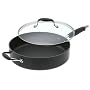 Anolon Advanced 12-Inch, 5-Quart Covered Saute Pan with Helper Handle