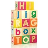 Uppercase and Lowercase Alphabet Blocks Set