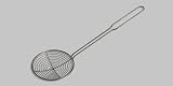 GRANITE Kull Skimmer for Swabian Spaetzle / Pasta / Noodles - STAINLESS STEEL
