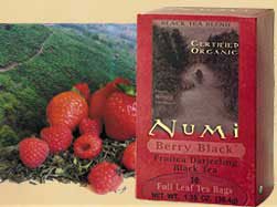 NUMI TEA BERRY BLACK - FRUITEA DARJEELING BLACK TEA (16 tea bags) by Numi Tea