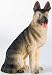 German Shepherd Dog Figurine